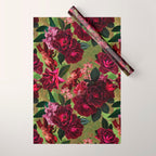 Vintage & Shabby Chic - Botanical Roses Summer Garden   Wrapping Paper Gallery Image 1
