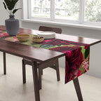 Vintage & Shabby Chic - Botanical Roses Summer Garden   Table Runner Gallery Image 2