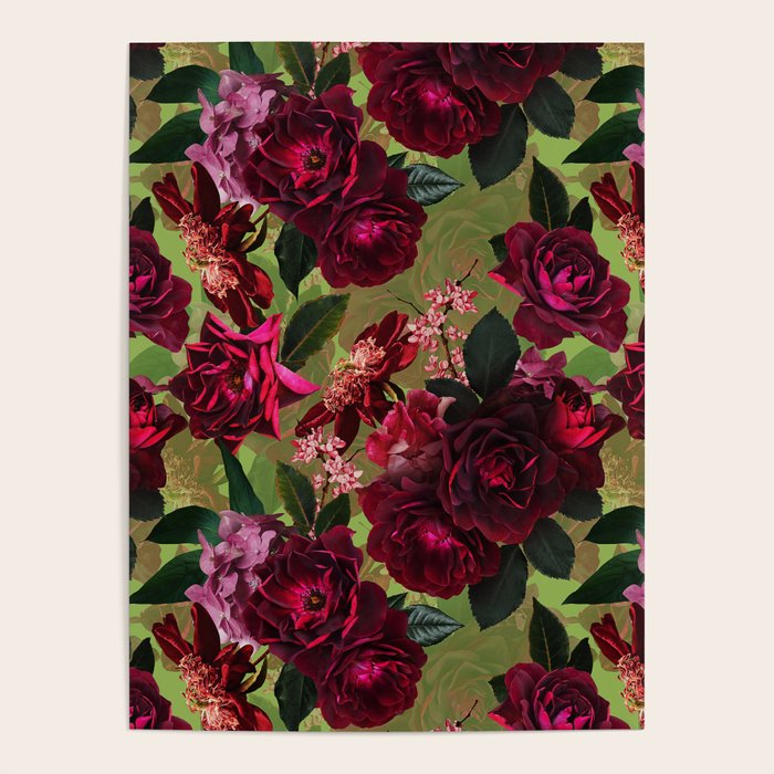 Vintage & Shabby Chic - Botanical Roses Summer Garden   Poster Gallery Image 4