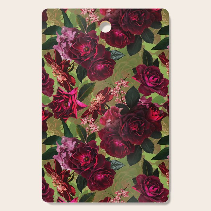 Vintage & Shabby Chic - Botanical Roses Summer Garden   Cutting Board Gallery Image 1