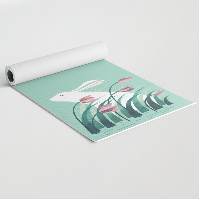 Rabbit, Resting Yoga Mat Gallery Image 2