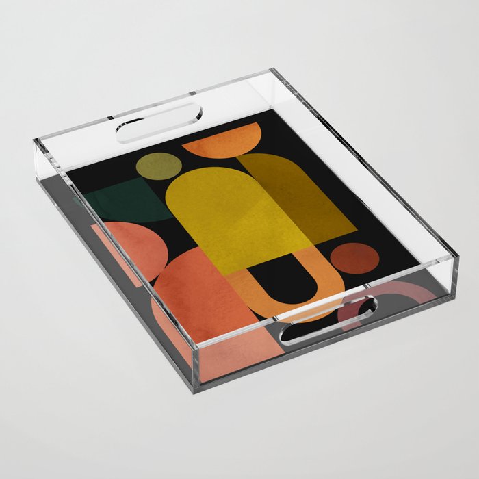 Geometric Shapes 242 Acrylic Tray Gallery Image 1