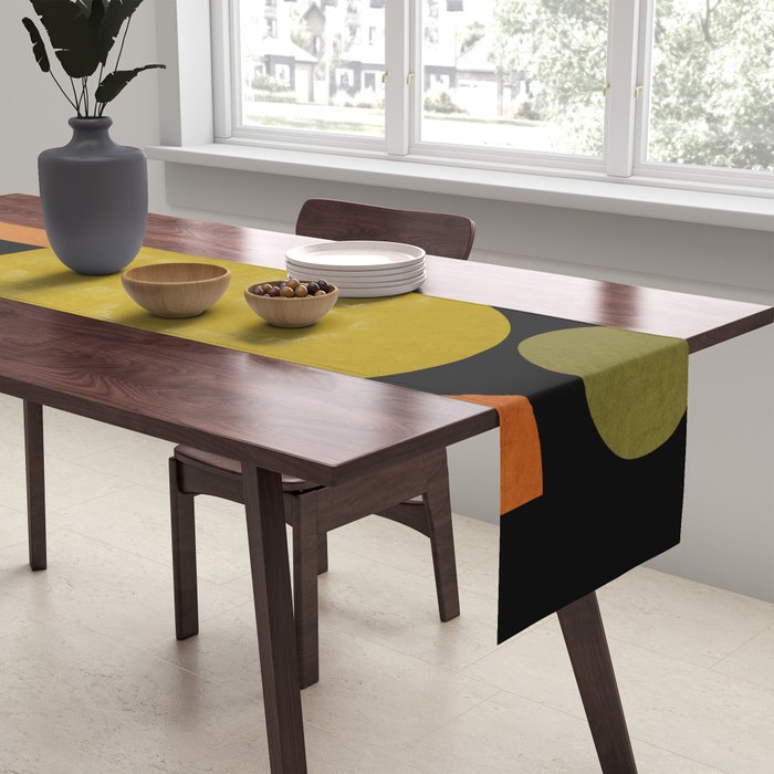Geometric Shapes 242 Table Runner Gallery Image 2