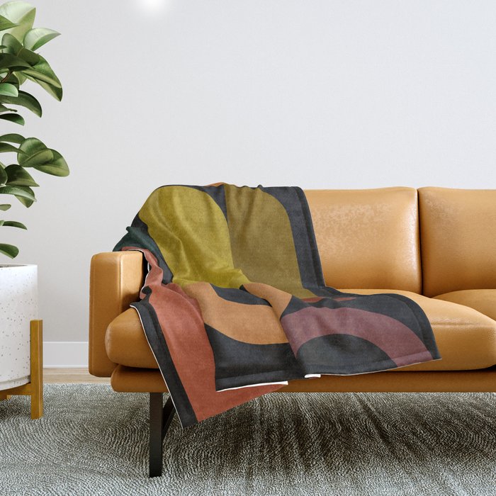 Geometric Shapes 242 Throw Blanket Gallery Image 1