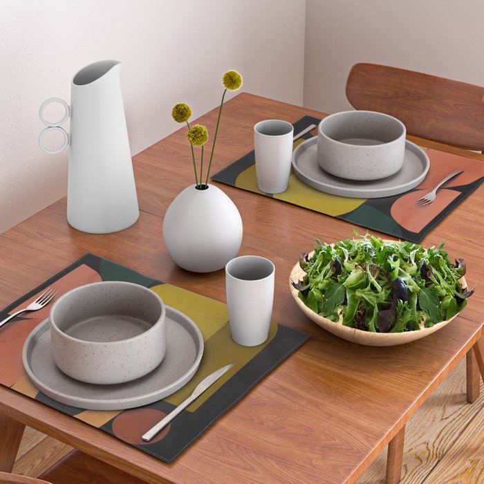 Geometric Shapes 242 Placemat Gallery Image 2