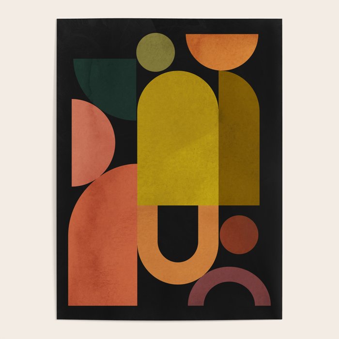 Geometric Shapes 242 Poster Gallery Image 1