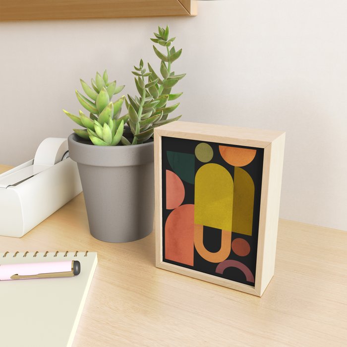Geometric Shapes 242 Mini Art Print Gallery Image 2
