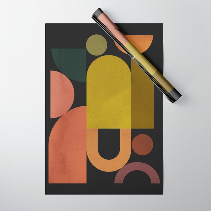 Geometric Shapes 242 Wrapping Paper Gallery Image 1