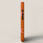 Goodnight Sky - pink and rust iPhone Case Gallery Image 2