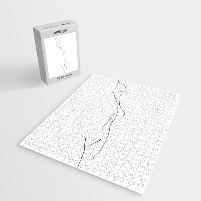 Minimal Line Drawing 3 Jigsaw Puzzle Gallery Image 2