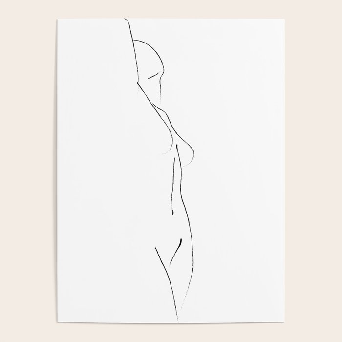 Minimal Line Drawing 3 Poster Gallery Image 4