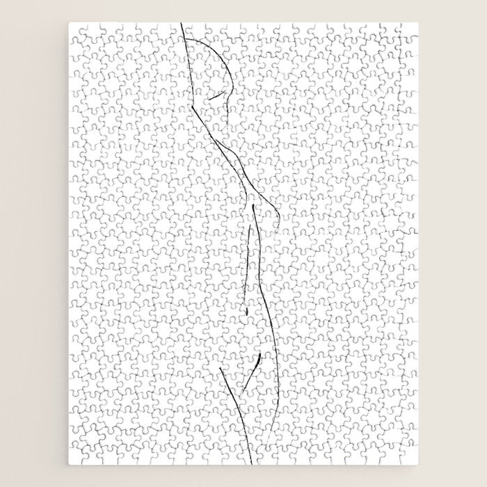 Minimal Line Drawing 3 Jigsaw Puzzle Gallery Image 1