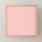 Tiny Petal Polka Dots Pattern Mini Art Print Gallery Image 1