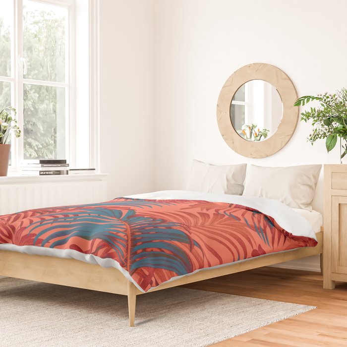 Pantone 16-1546 Duvet Cover Gallery Image 2