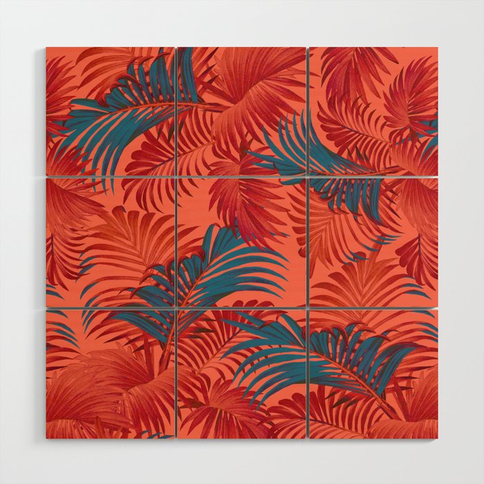 Pantone 16-1546 Wood Wall Art Gallery Image 1