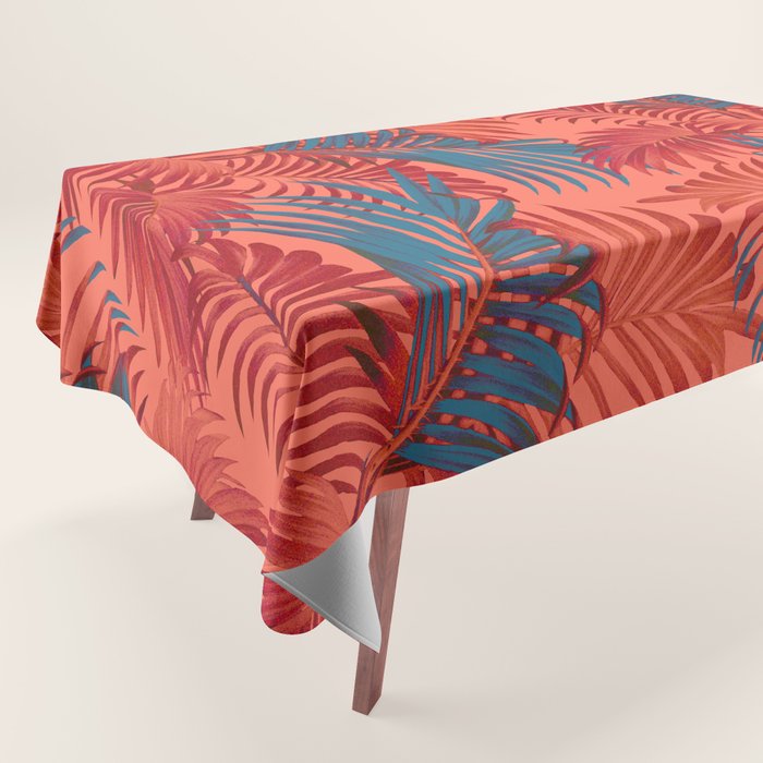 Pantone 16-1546 Tablecloth Gallery Image 1
