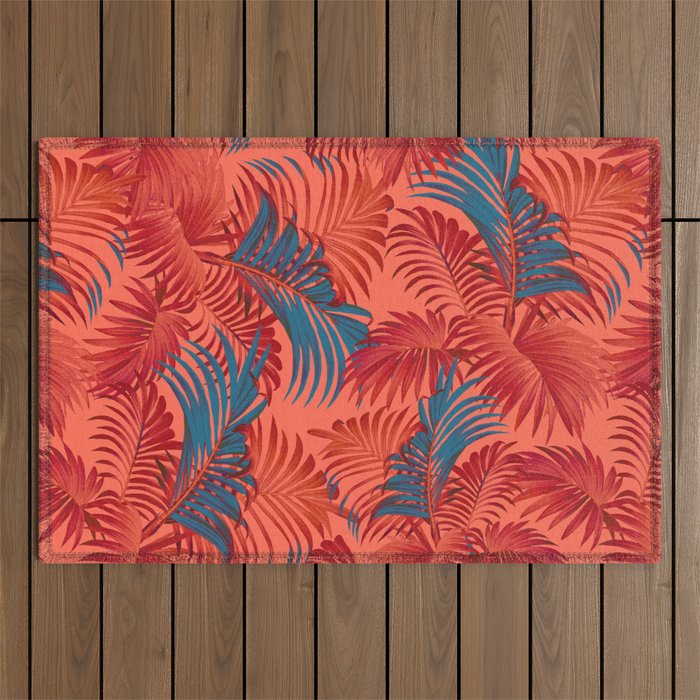 Pantone 16-1546 Outdoor Rug Gallery Image 1
