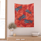 Pantone 16-1546 Wall Tapestry Gallery Image 2