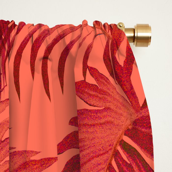 Pantone 16-1546 Window Curtain Gallery Image 2