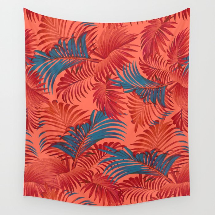 Pantone 16-1546 Wall Tapestry Gallery Image 4