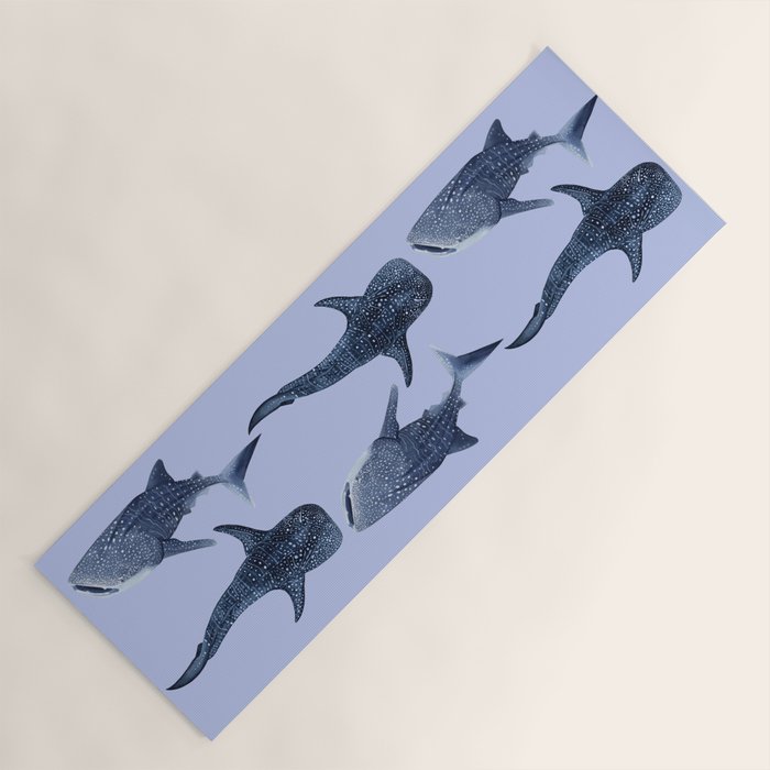 TWO WHALE SHARK Yoga Mat Gallery Image 1