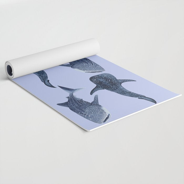 TWO WHALE SHARK Yoga Mat Gallery Image 2