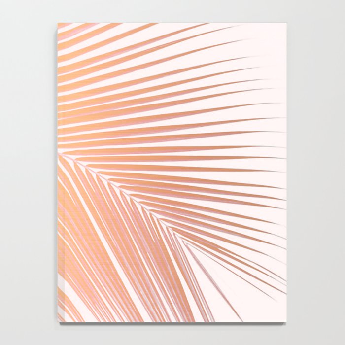 Palm leaf - copper pink Notebook Gallery Image 4