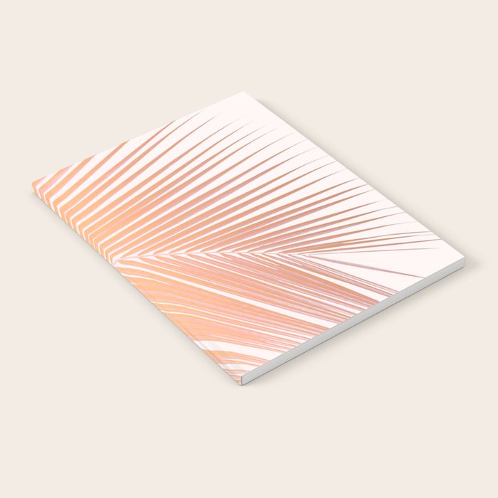 Palm leaf - copper pink Notebook Gallery Image 2