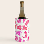 Cat Positions - Pink OmbrÃ© Palette Wine Chiller Gallery Image 1