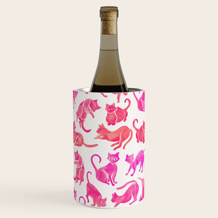Cat Positions - Pink OmbrÃ© Palette Wine Chiller Gallery Image 3