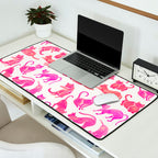 Cat Positions - Pink OmbrÃ© Palette Desk Mat Gallery Image 2