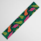 Tropical Leaf Pattern  Table Runner Gallery Image 3