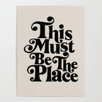 This Must Be The Place - Black & Beige Poster Gallery Image 4