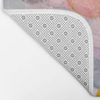 pastel pink landscape abstract Bath Mat Gallery Image 2