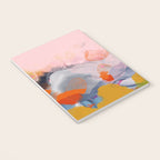 pastel pink landscape abstract Notebook Gallery Image 3