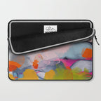 pastel pink landscape abstract Laptop Sleeve Gallery Image 2