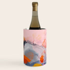 pastel pink landscape abstract Wine Chiller Gallery Image 2