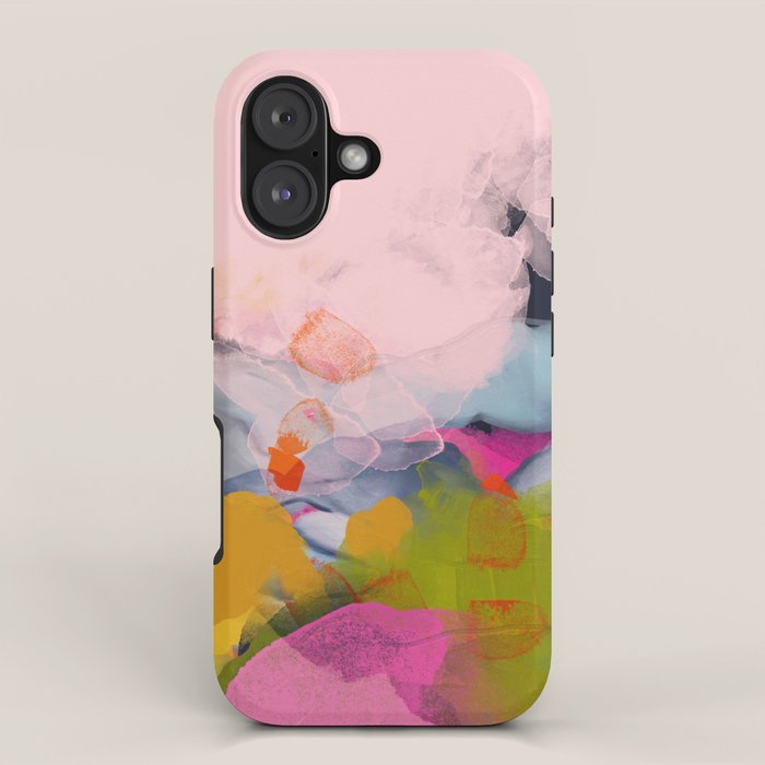 pastel pink landscape abstract iPhone Case Gallery Image 1