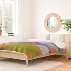 pastel pink landscape abstract Duvet Cover Gallery Image 2
