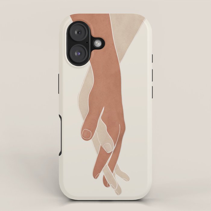 Holding Hands iPhone Case Gallery Image 1