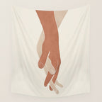 Holding Hands Wall Tapestry Gallery Image 4