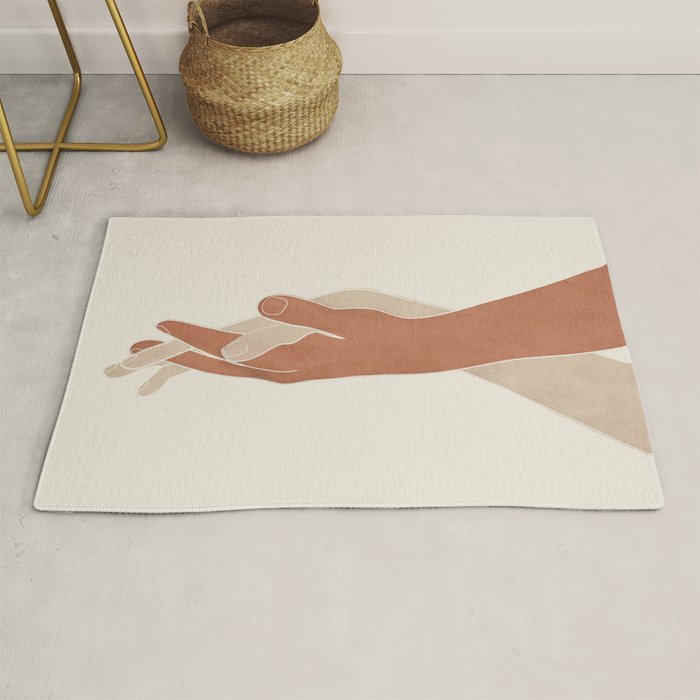Holding Hands Rug Gallery Image 1