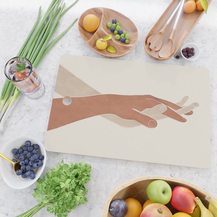 Holding Hands Cutting Board Gallery Image 2