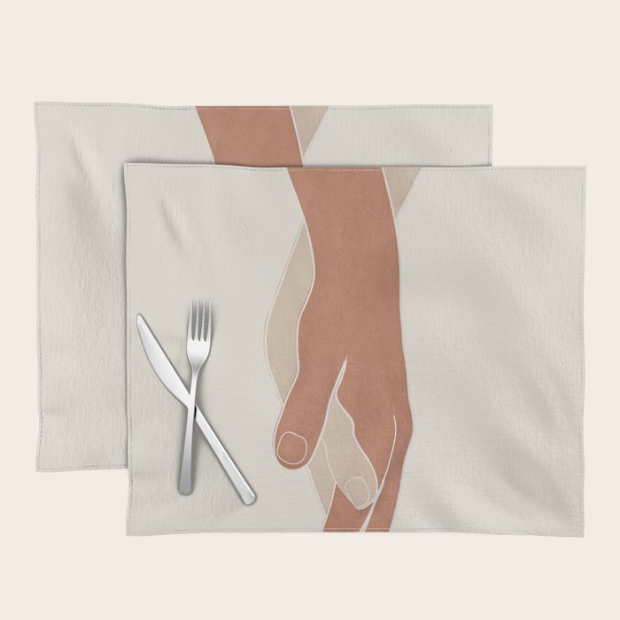 Holding Hands Placemat Gallery Image 1