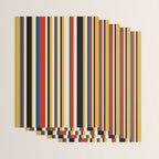 Classic Stripes IX - Bauhaus Palette Wrapping Paper Gallery Image 3