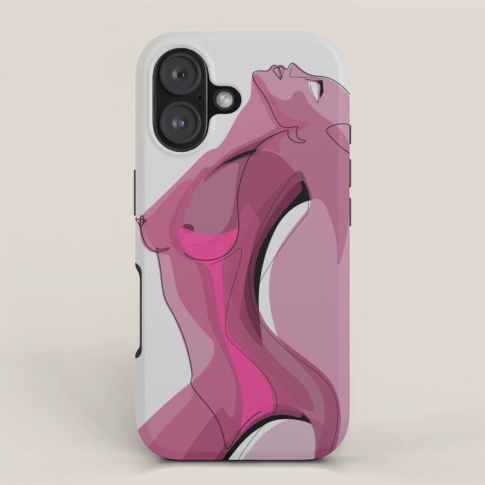 Pink Nudity iPhone Case Gallery Image 1