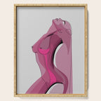 Pink Nudity Serving Tray Gallery Image 1