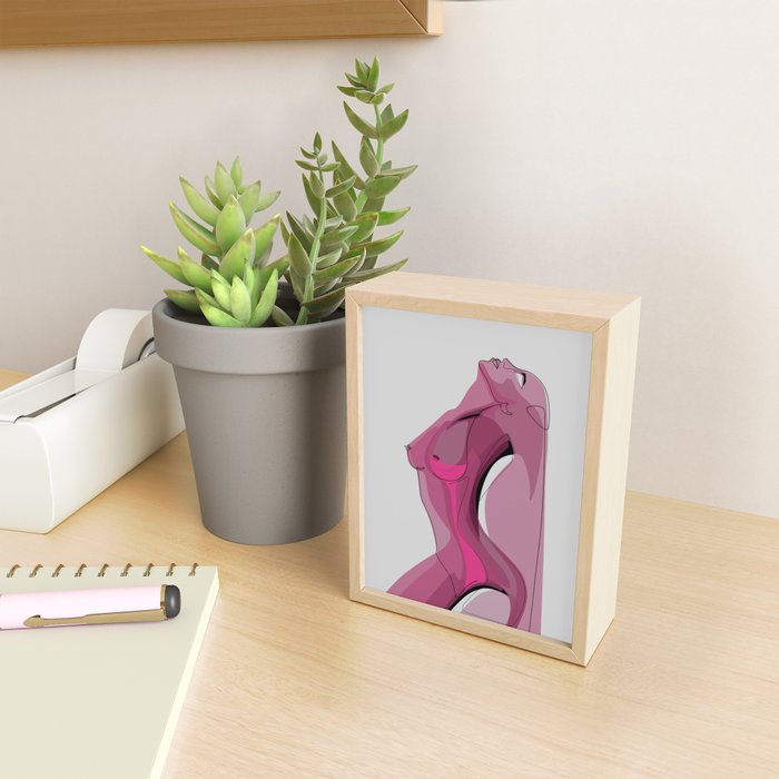 Pink Nudity Mini Art Print Gallery Image 2