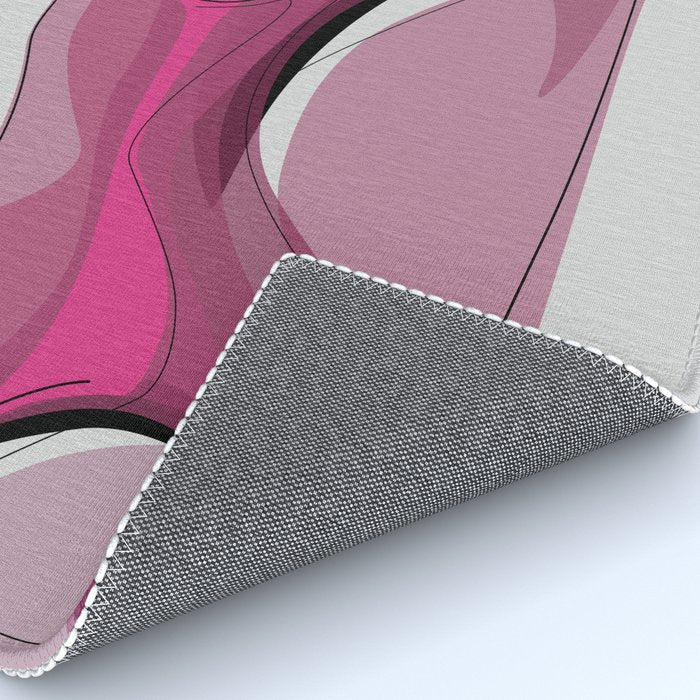 Pink Nudity Rug Gallery Image 4