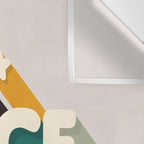 Let's Dance - retro rainbow typography Wall Tapestry Gallery Image 3